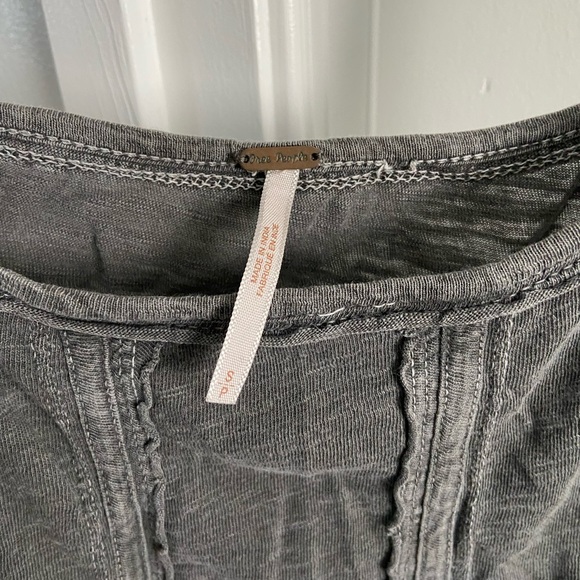 FP gray corset tank - Picture 2 of 4